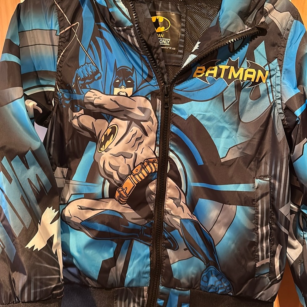 Members Only Batman hooded windbreaker. Never worn